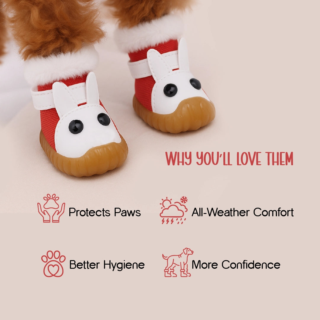 BunnyGlide Boots | Premium Small Pet Shoes for Paw Safety & Style