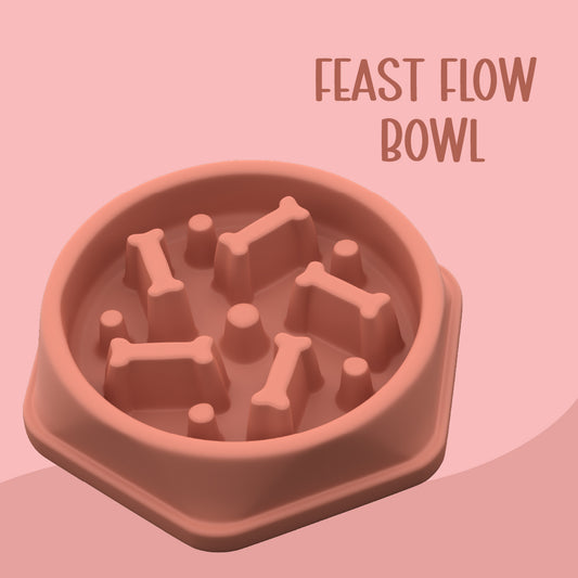 Feast Flow Bowl – Interactive Pet Bowl for Healthy Eating