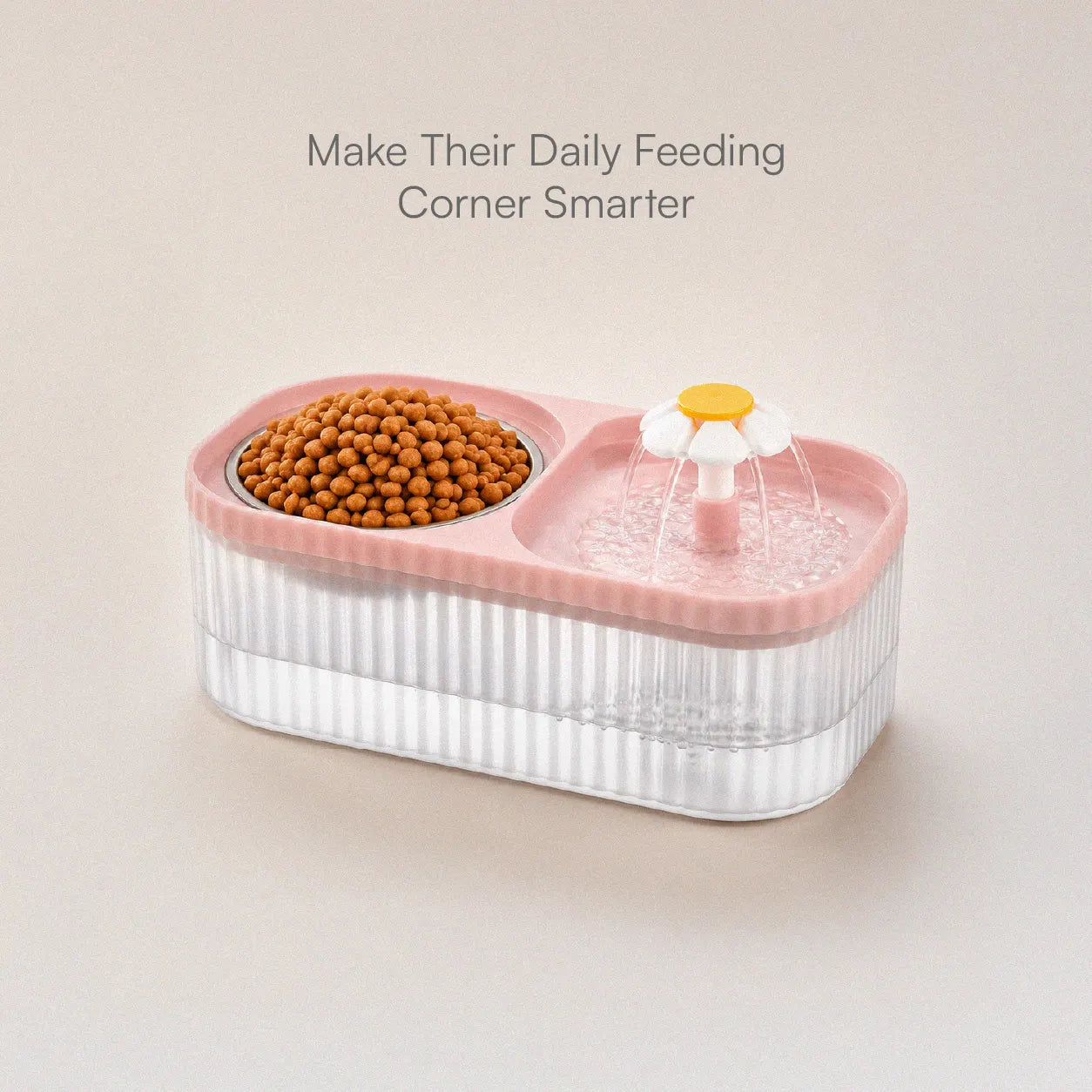 CalmQuench Feeder | 2-in-1 Water Fountain + Feeder