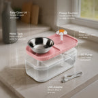CalmQuench Feeder | 2-in-1 Water Fountain + Feeder