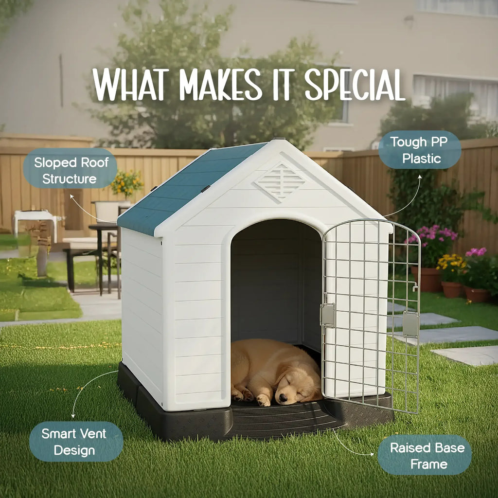 CanopyHouse | All-Weather Pet Shelter for Year-Round Comfort - Tilting Heads