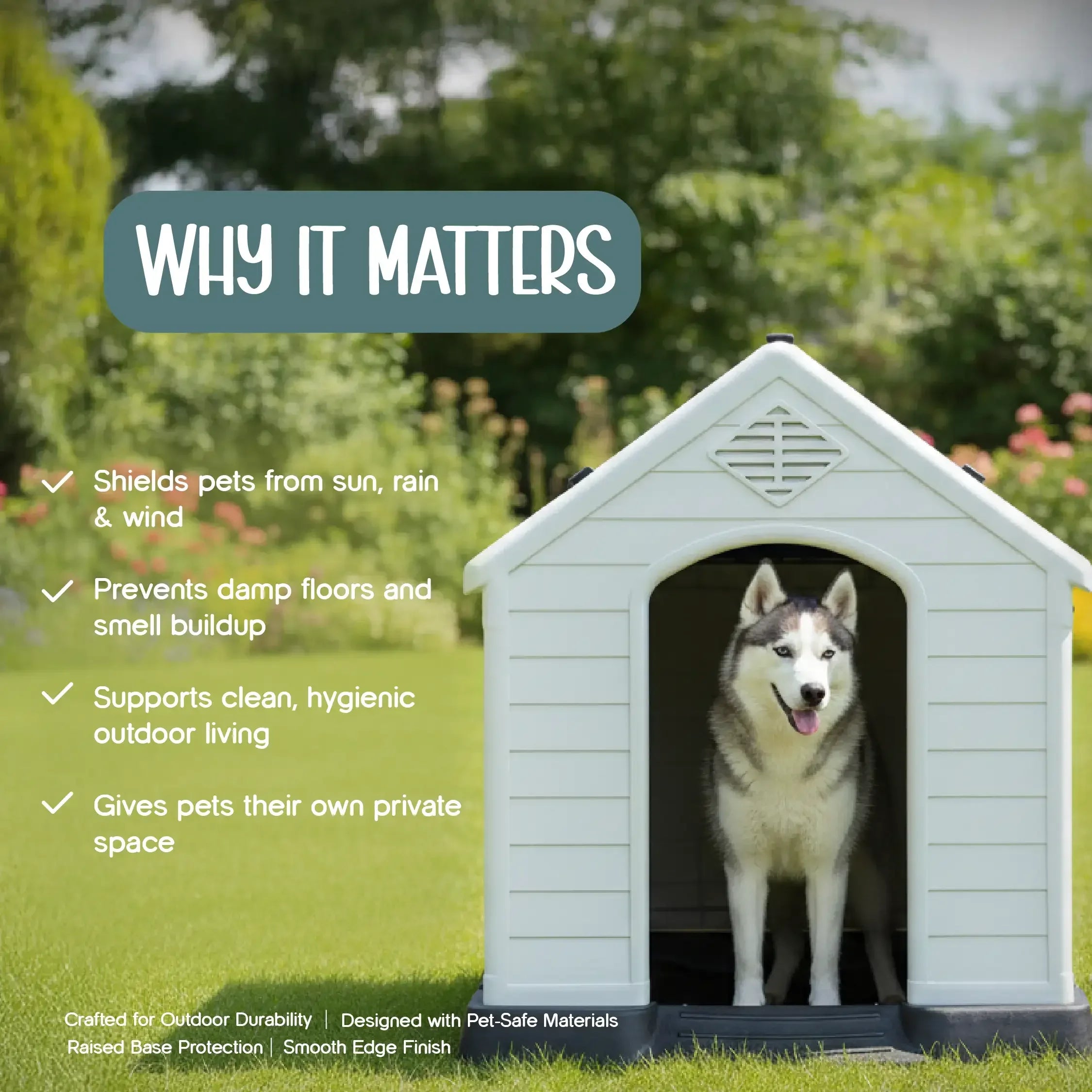 CanopyHouse | All-Weather Pet Shelter for Year-Round Comfort - Tilting Heads