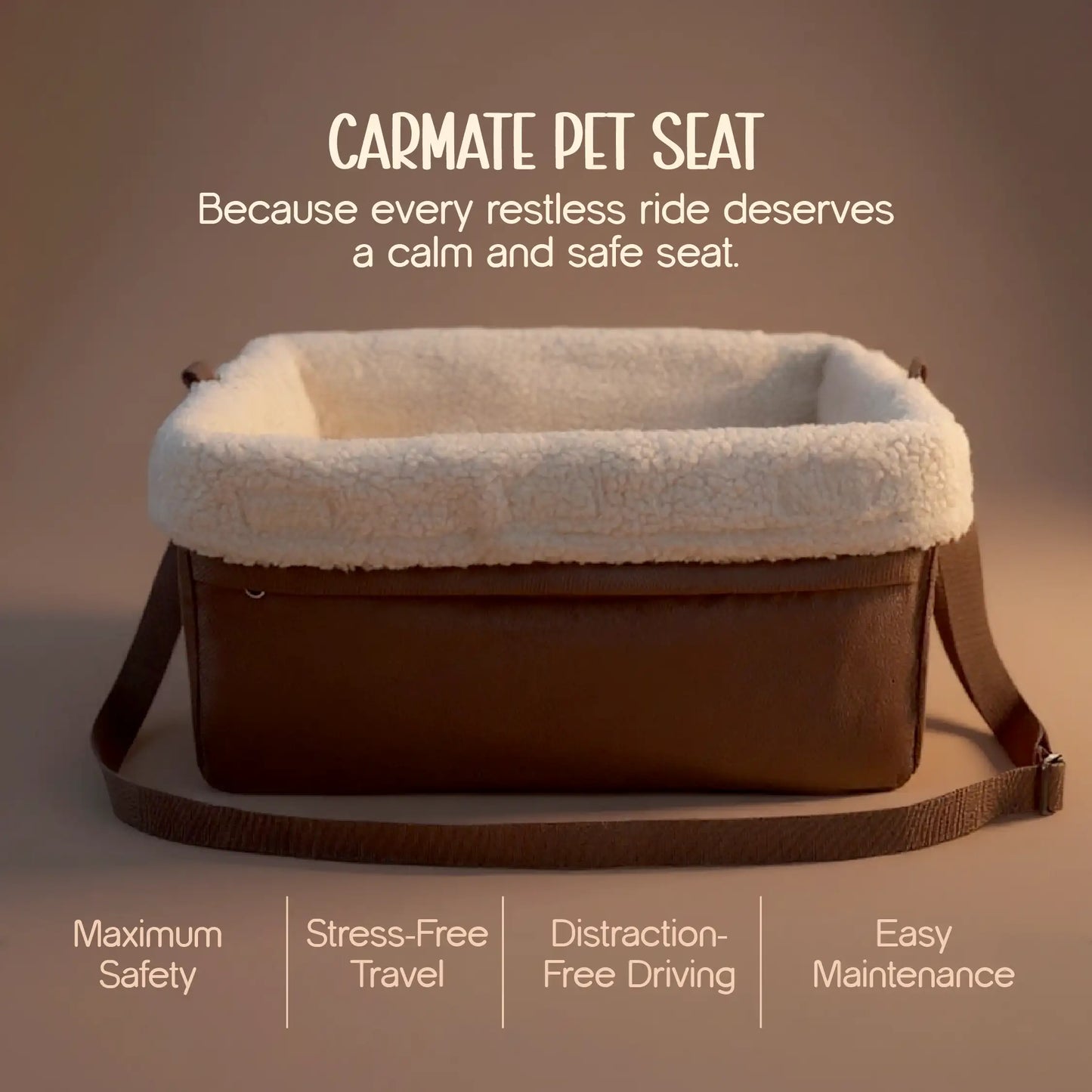 CarMate Pet Seat | Secure Travel for Pets