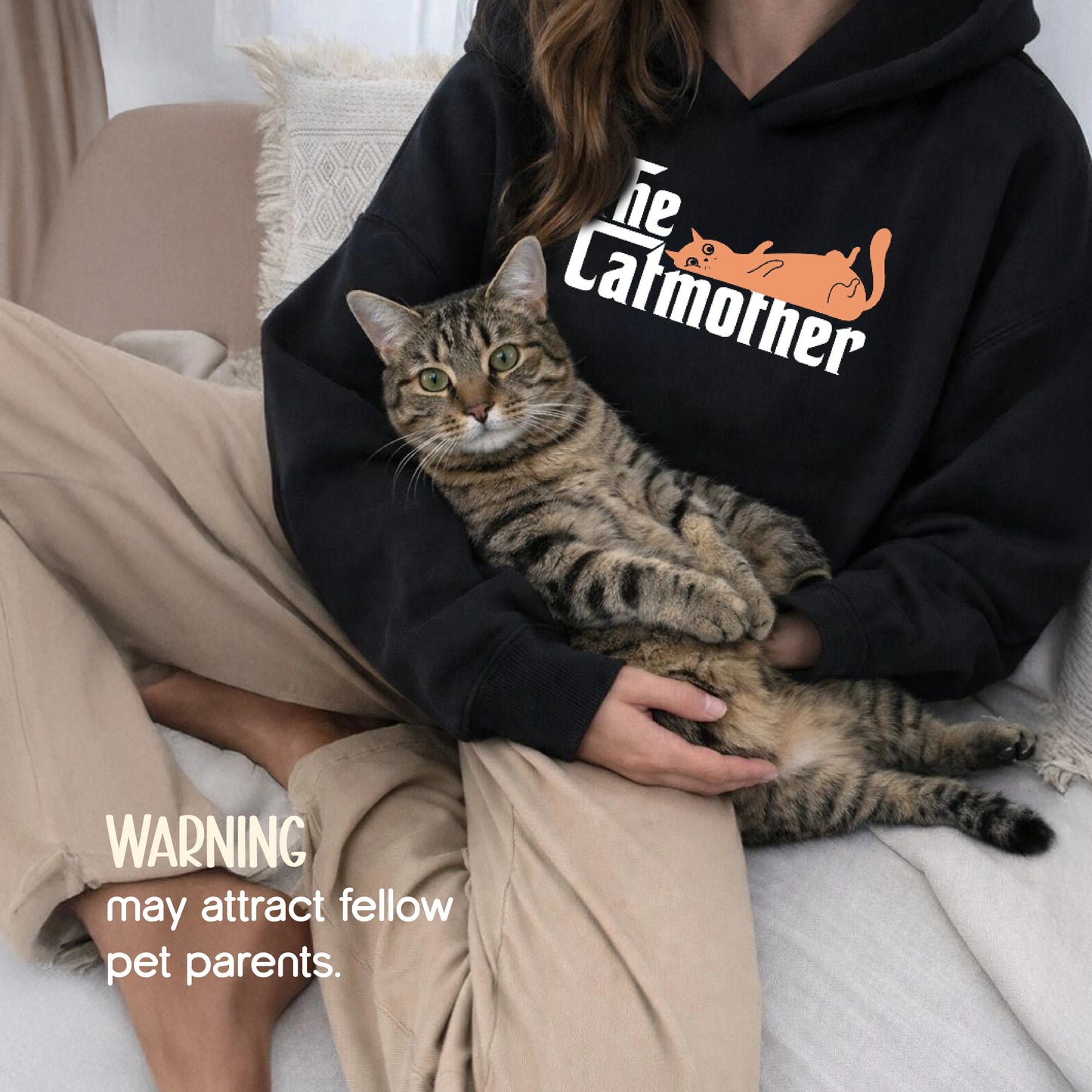 The CatMother Hoodie | Where Comfort Meets Cat-Parent Energy
