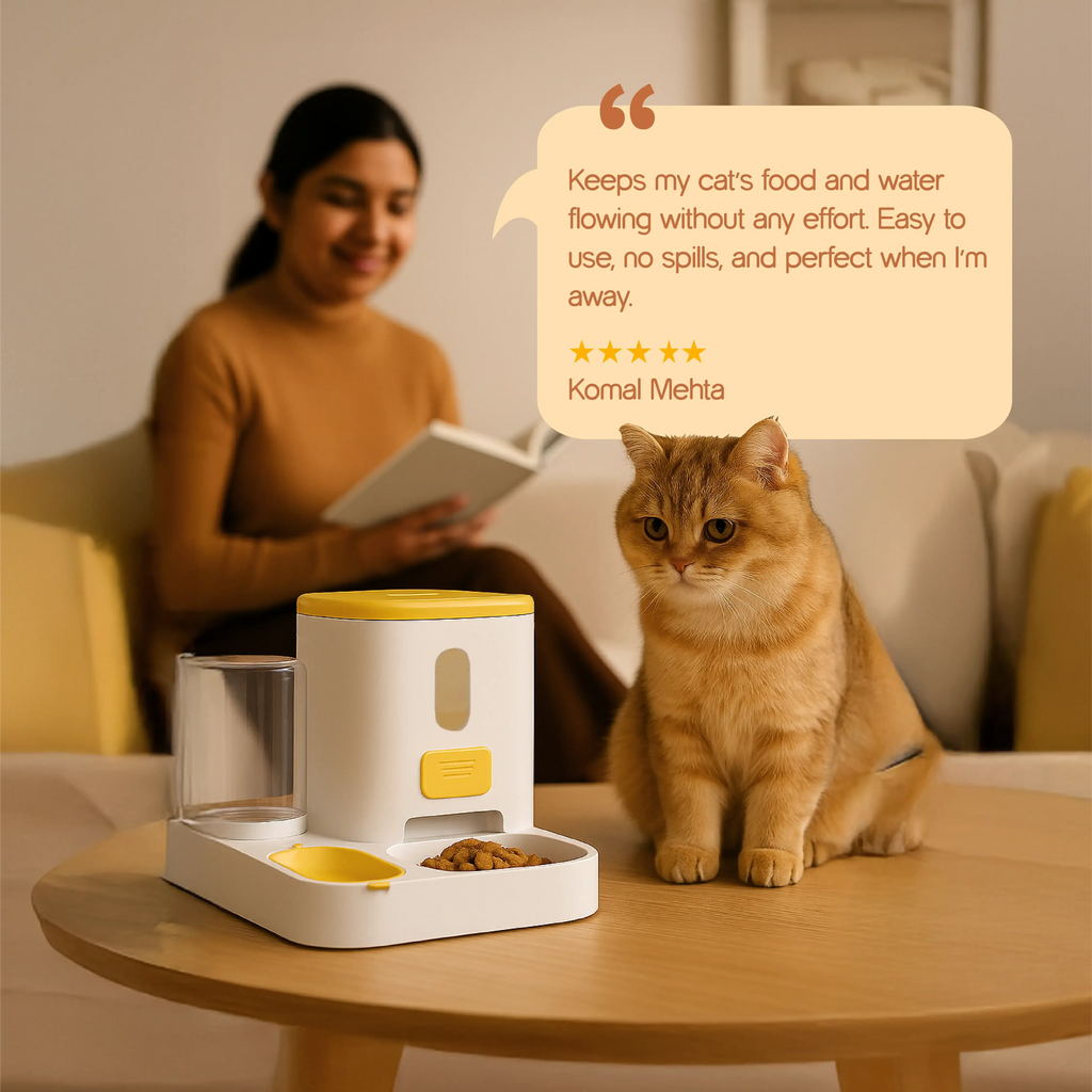 CatServe 2 - in - 1 Feeder - Tilting Heads