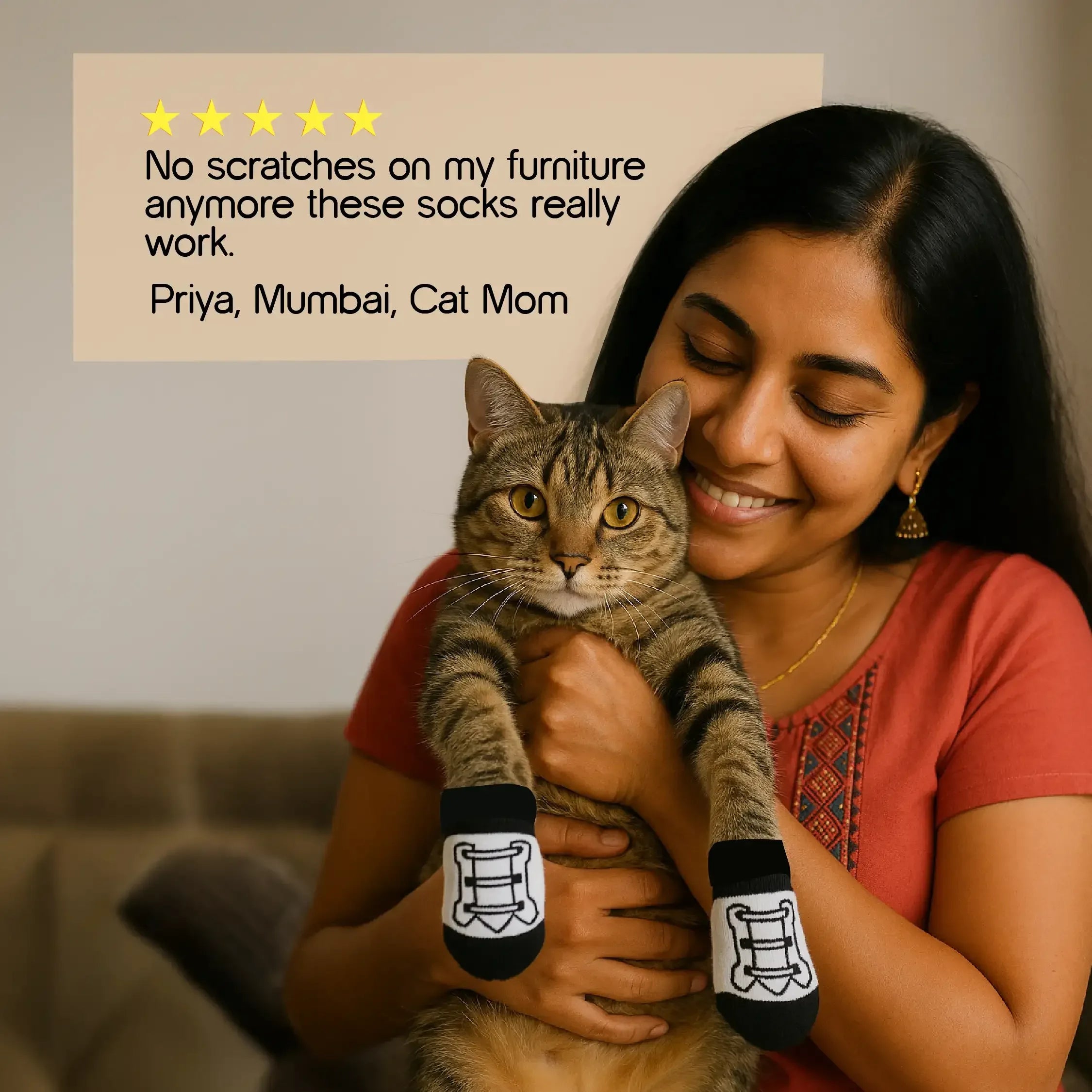 UltraGrip Pet Socks – The Perfect Fit for Small Cats & Dogs - Tilting Heads