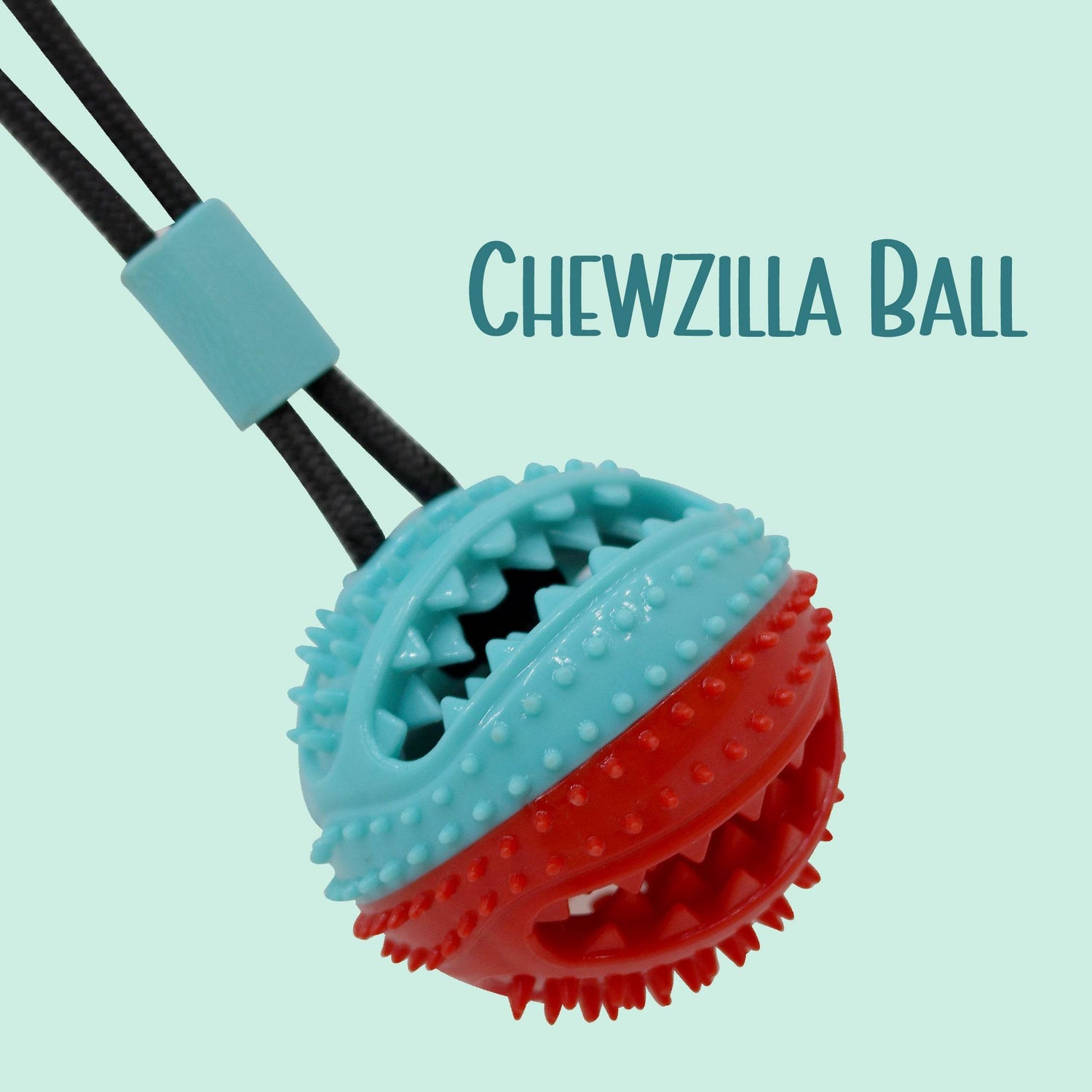 Chewzilla Ball – Smart Treat-Dispensing Toy for Dogs | Easy to Load & Clean - Tilting Heads