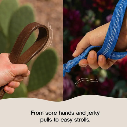 ComfortGrip Bungee Leash | Shock-Absorbing Leash for Active Dogs - Tilting Heads