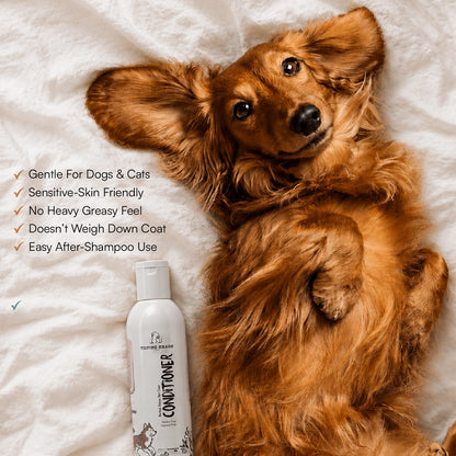 Herbal Blend Pet Coat Conditioner | For Shiny, Silky-Smooth Fur for Dogs & Cats