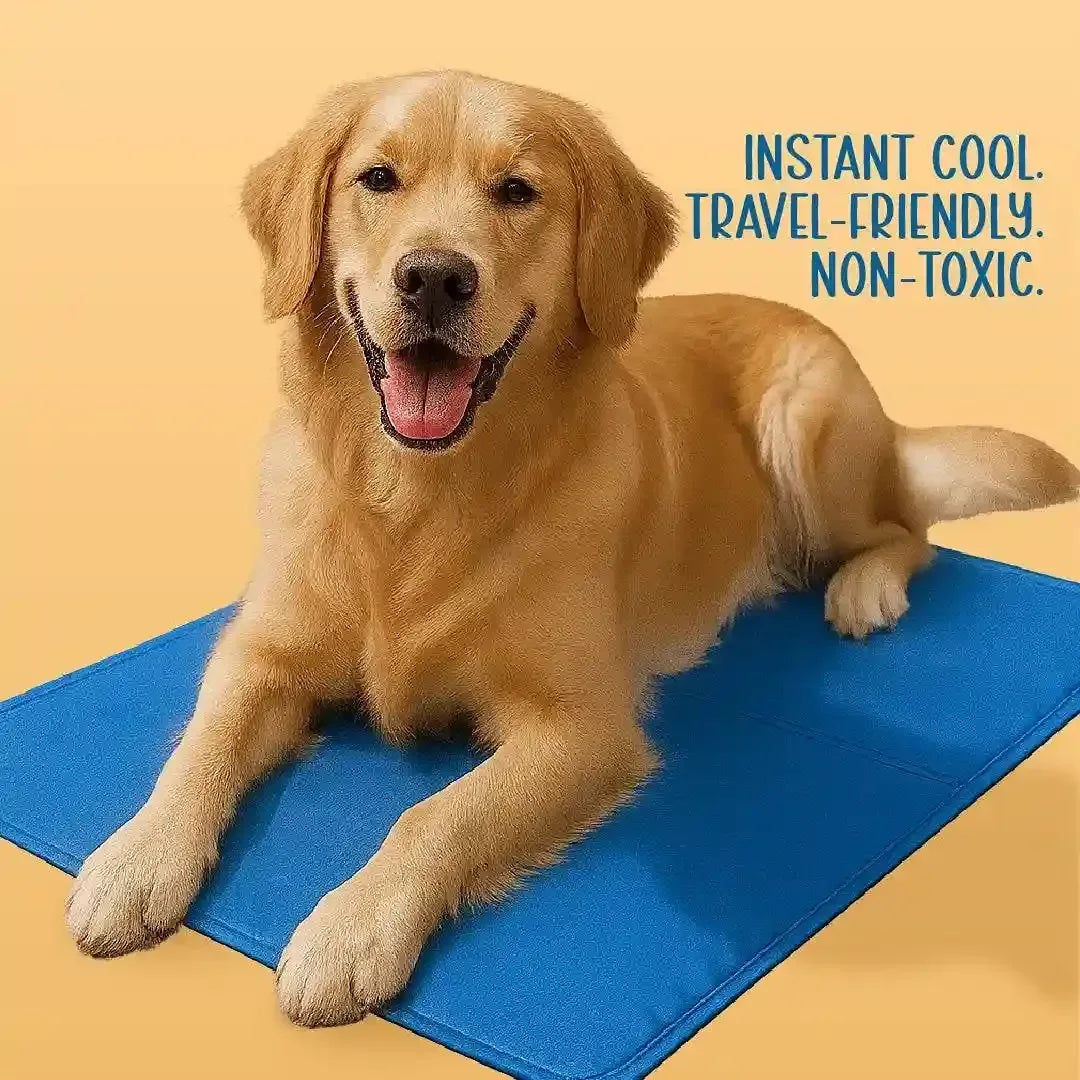 SummerSoothe Cooling Mat for Dogs | Self-Cooling, Travel-Friendly & Non-Toxic - Tilting Heads