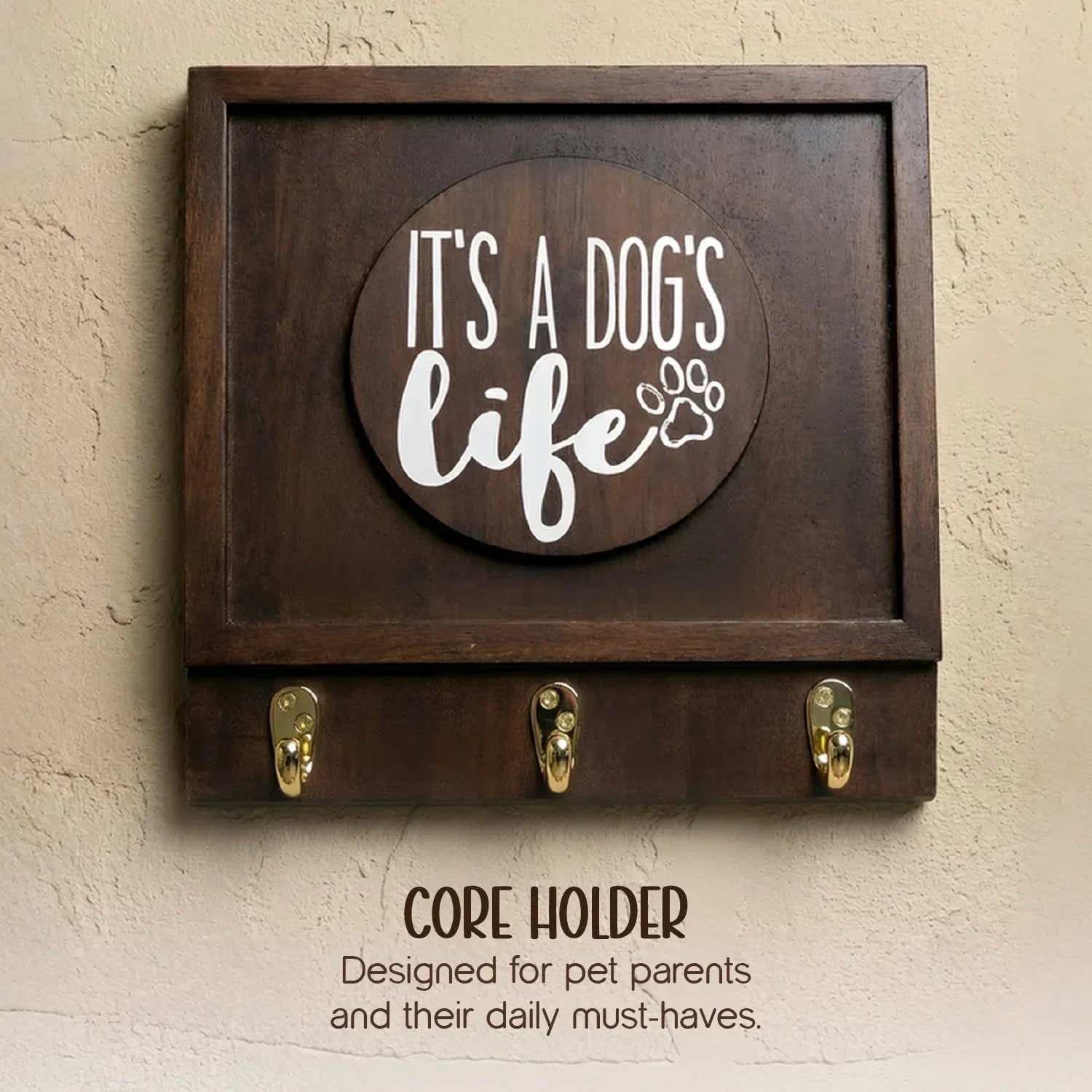 Core Holder – Stylish Wall Organiser for Pet Parents - Tilting Heads