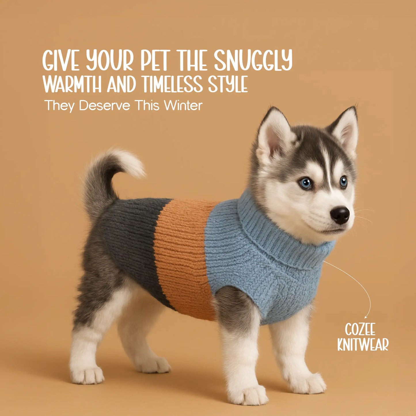 Cozee Knitwear – Soft, Warm & Stylish Winter Wear for Small Pets