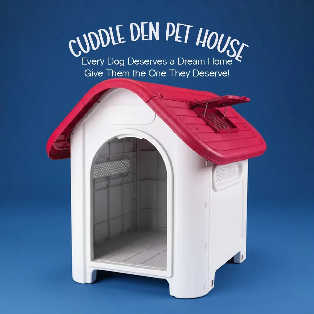 Cuddle Den Pet House – Outdoor & Indoor Cozy Home - Tilting Heads