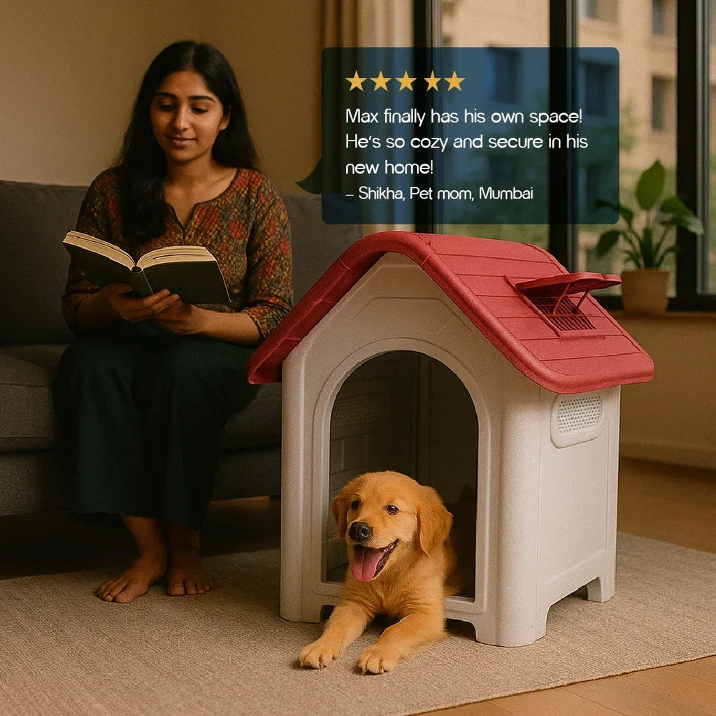 Cuddle Den Pet House – Outdoor & Indoor Cozy Home - Tilting Heads
