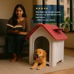 Cuddle Den Pet House – Outdoor & Indoor Cozy Home - Tilting Heads