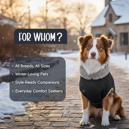 FrostFit Jacket – Warm, Stylish & Winter-Ready Denim Wear for Pets - Tilting Heads