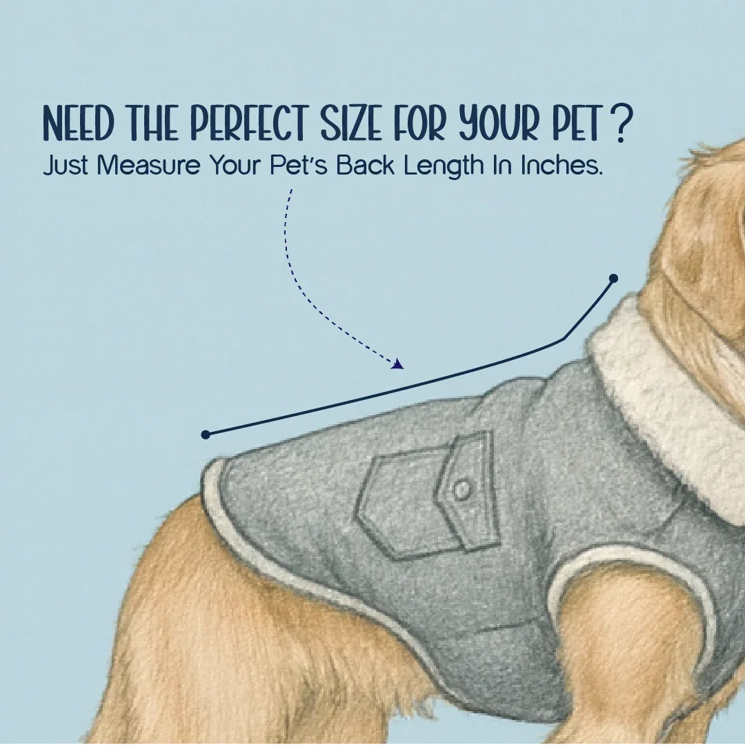 FrostFit Jacket – Warm, Stylish & Winter-Ready Denim Wear for Pets - Tilting Heads