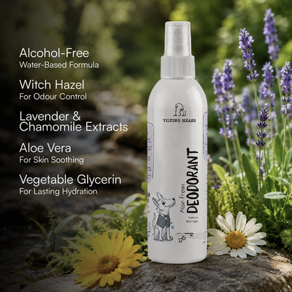 Aloe Fresh Deodorant | Alcohol-Free | Gentle, Long-Lasting Freshness for Dogs & Cats