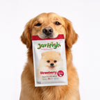 JerHigh Strawberry Stick Dog Treats with Real Chicken Meat 70gm