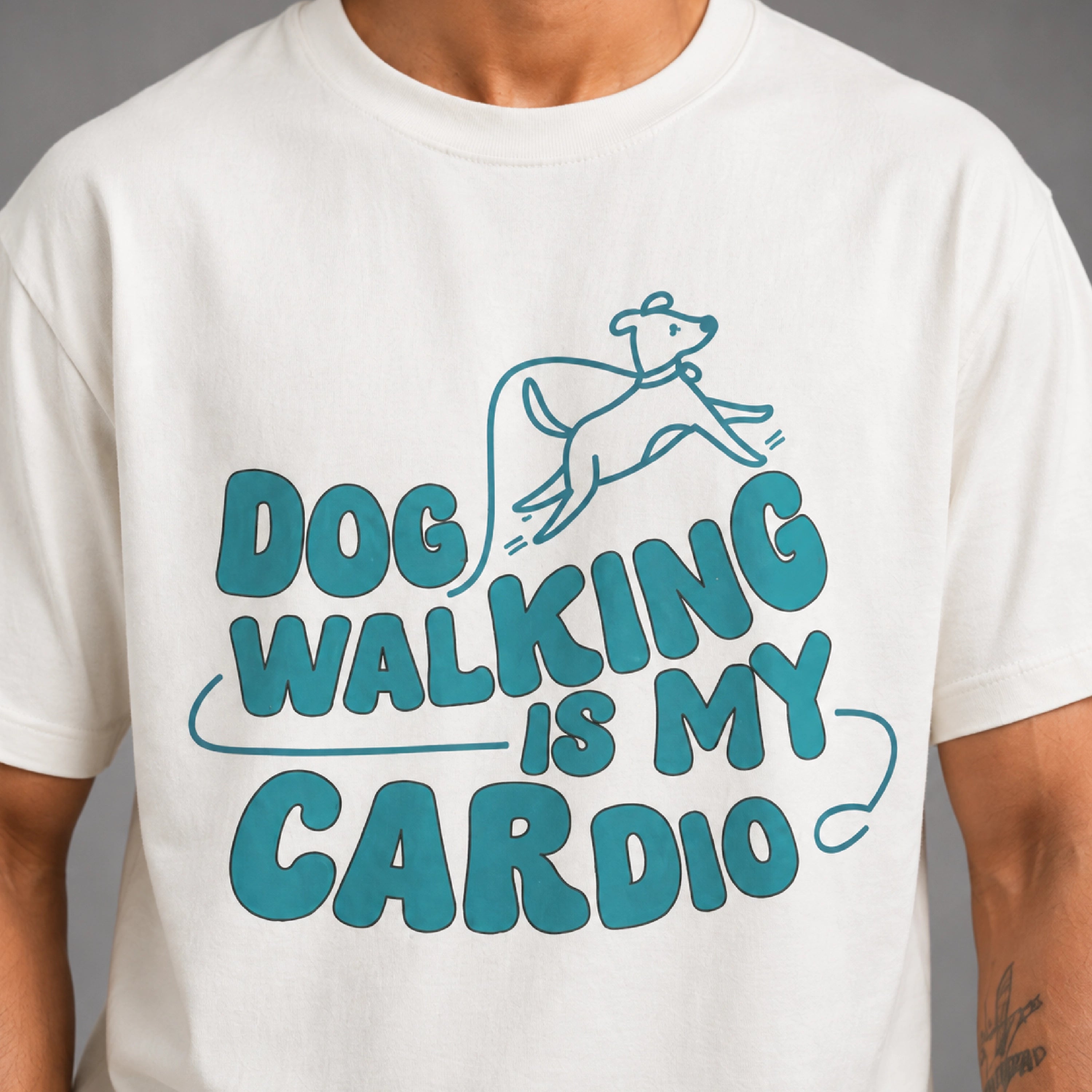 Dog Walking Is My Cardio Unisex T-Shirt