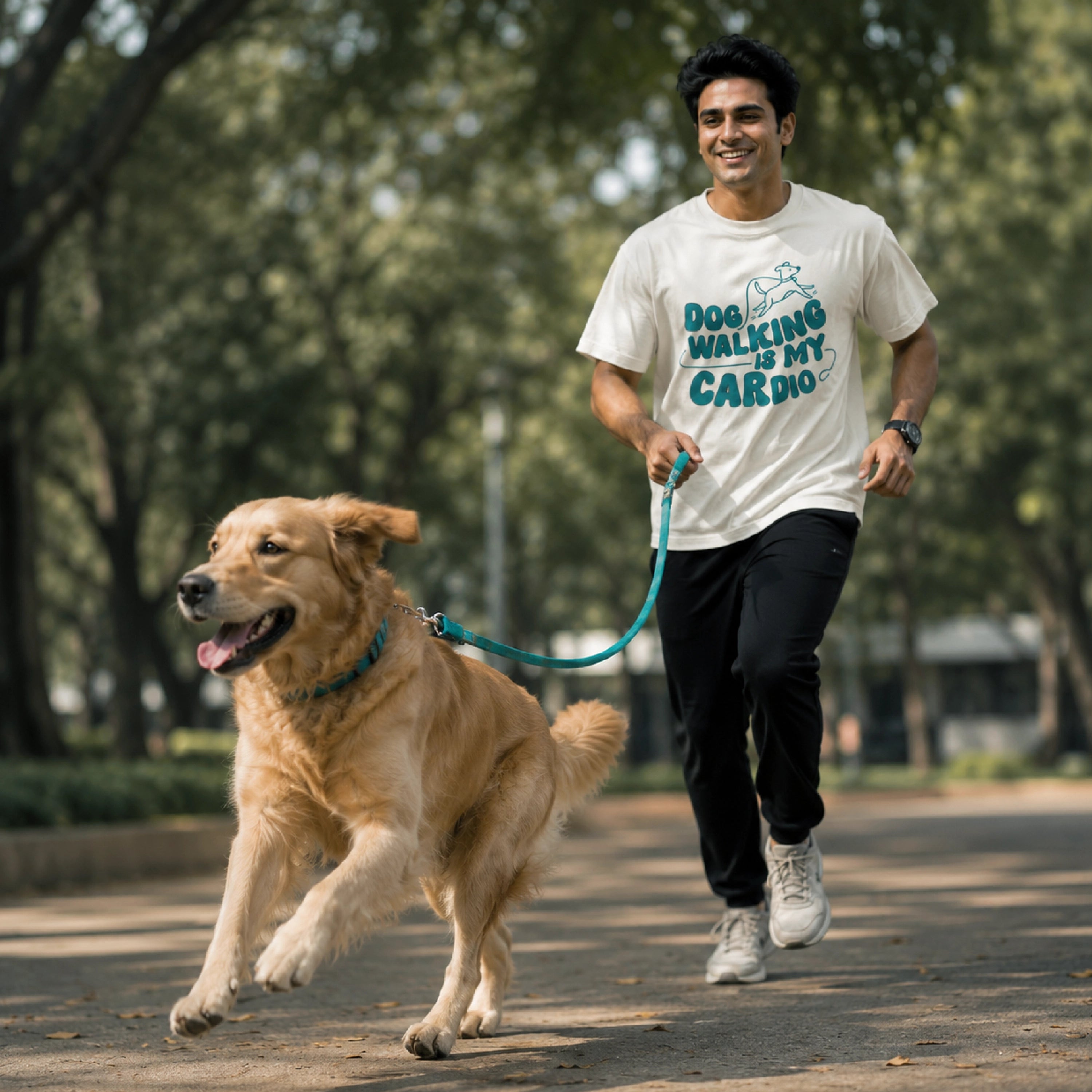 Dog Walking Is My Cardio Unisex T-Shirt