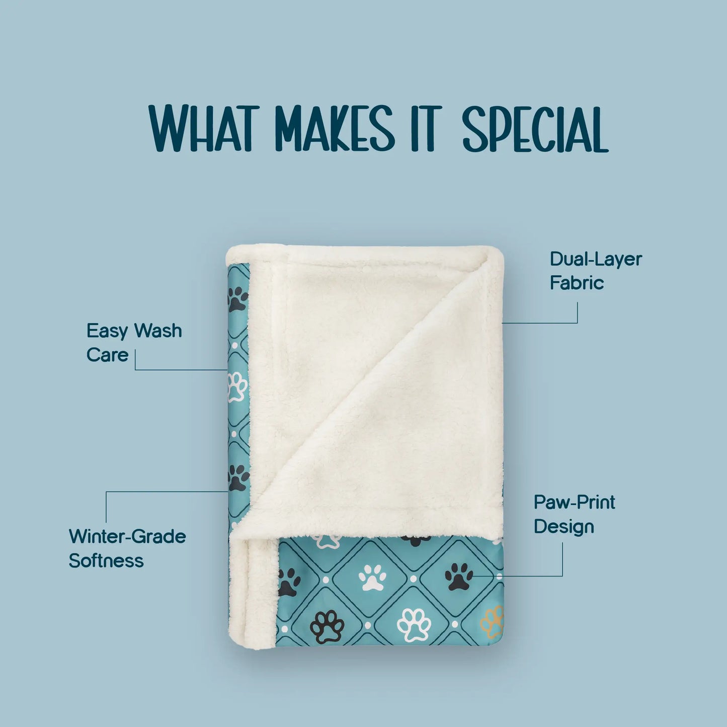 Cozina Blanket – Warm & Snuggle-Ready Winter Comfort for Pets