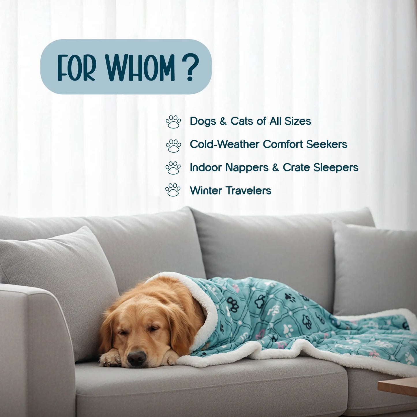 Cozina Blanket – Warm & Snuggle-Ready Winter Comfort for Pets