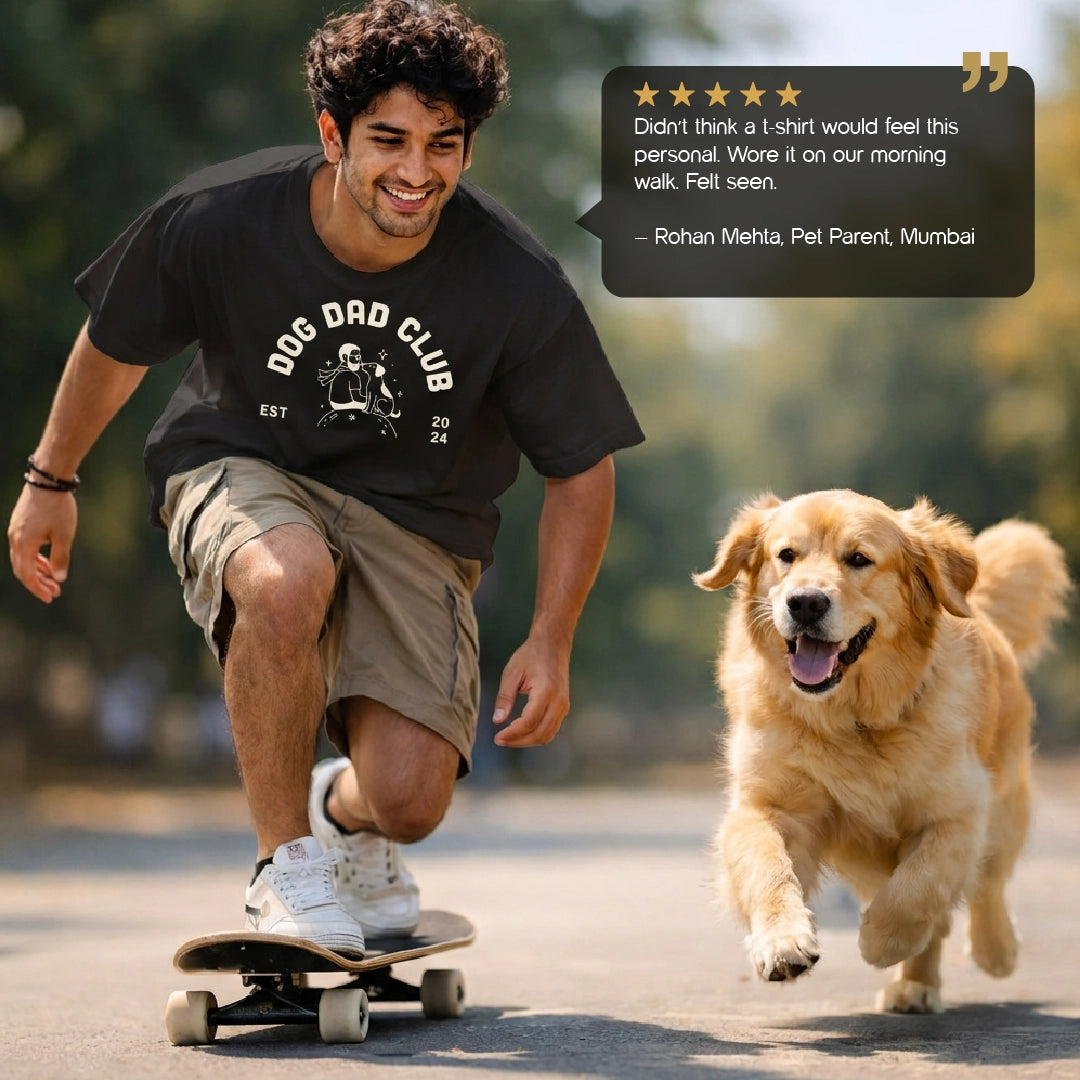 Dog Dad Club T-Shirt – Everyday Statement Wear for Dog Lovers