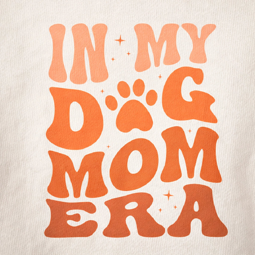 Dog Mom Era T-Shirt – Oversized Cotton Wear for Dog Moms