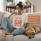 Dog Mom Era T-Shirt – Oversized Cotton Wear for Dog Moms