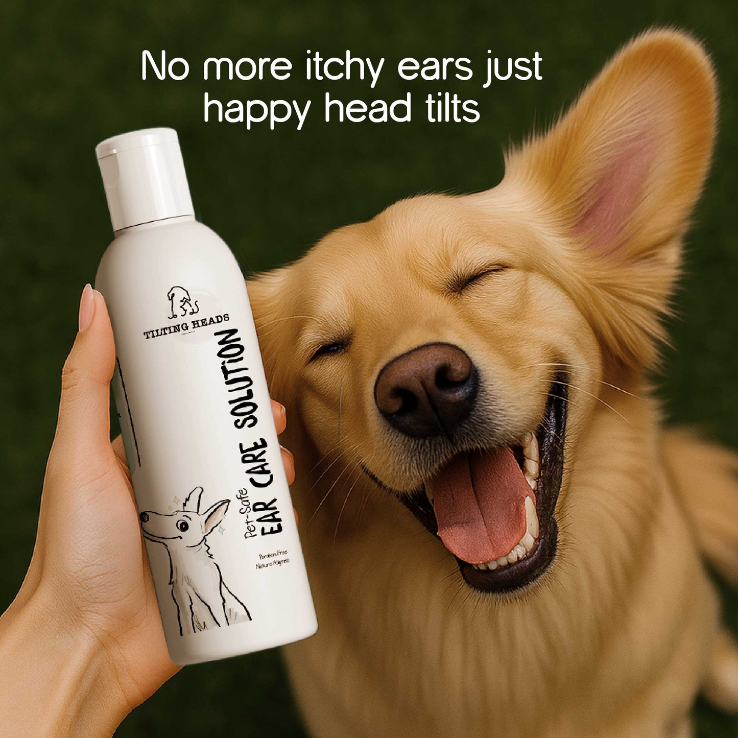 Pet Safe Ear Care Solution – Gentle, Daily Ear Cleaning for Pets