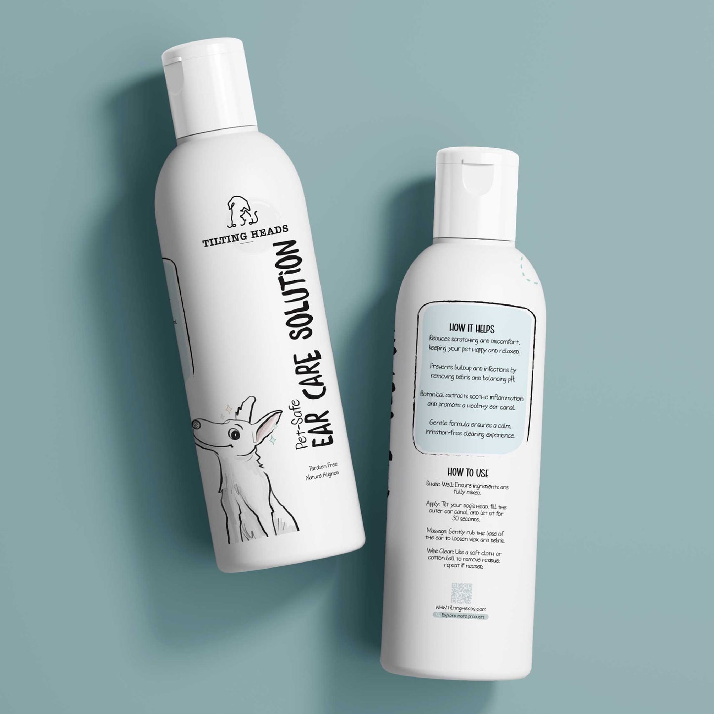 Pet Safe Ear Care Solution – Gentle, Daily Ear Cleaning for Pets