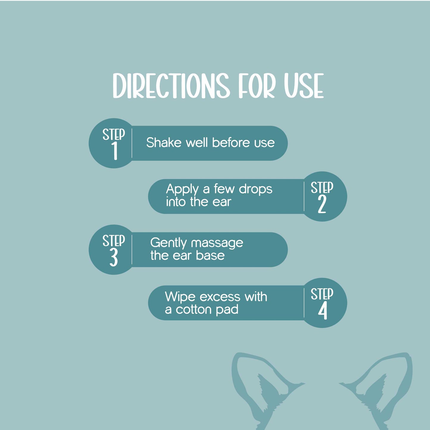 Pet Safe Ear Care Solution – Gentle, Daily Ear Cleaning for Pets