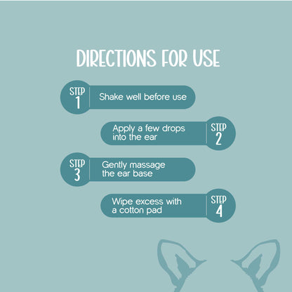 Pet Safe Ear Care Solution – Gentle, Daily Ear Cleaning for Pets