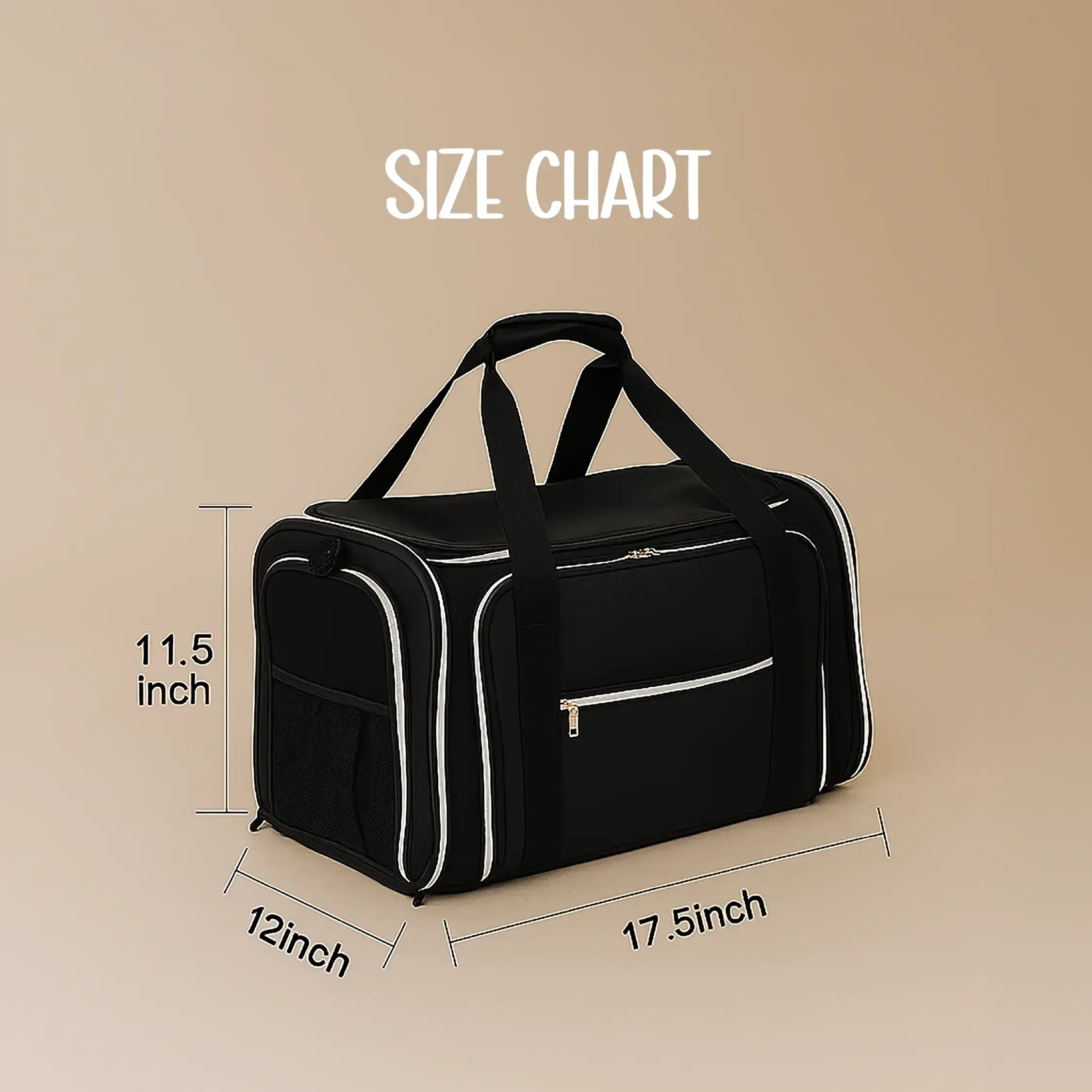 ExpandEase Carrier Bag – Spacious, Airy & Stress-Free Travel for Pets - Tilting Heads