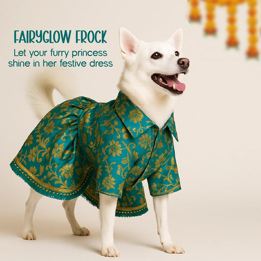 FairyGlow Frock – Comfy Festive Wear for Pets