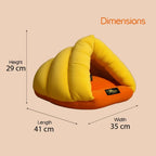 Felis Cocoon – Cozy Tent Bed for Pets | Soft & Stylish Design - Tilting Heads