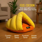 Felis Cocoon – Cozy Tent Bed for Pets | Soft & Stylish Design - Tilting Heads