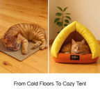 Felis Cocoon – Cozy Tent Bed for Pets | Soft & Stylish Design - Tilting Heads