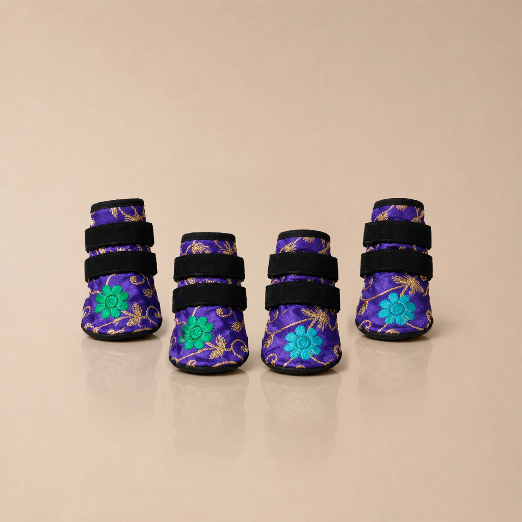Woven Boots – Wedding & Festive Wear for Stylish Dogs