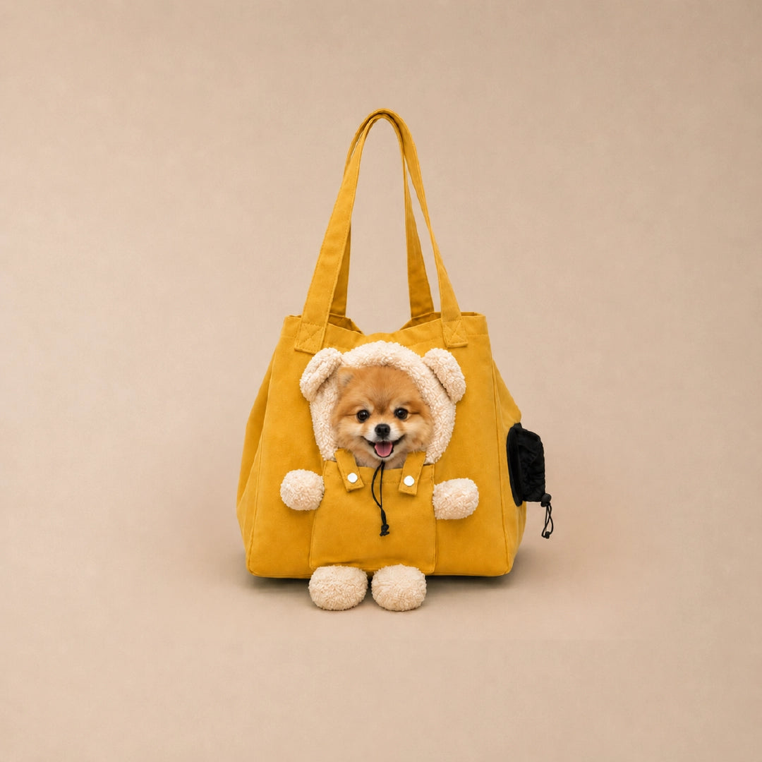 PocketPup Tote Bag - Travel Ready Breathable Tote for Small Pets up to 6.5 kg