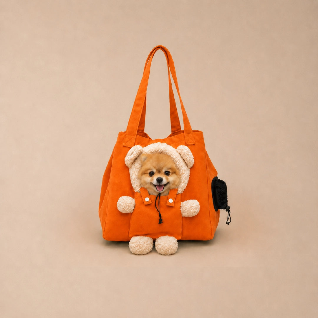 PocketPup Tote Bag - Travel Ready Breathable Tote for Small Pets up to 6.5 kg