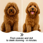 Flexibristle – Tangle-Free Pet Brush with Soft Bristles & Easy Grip - Tilting Heads