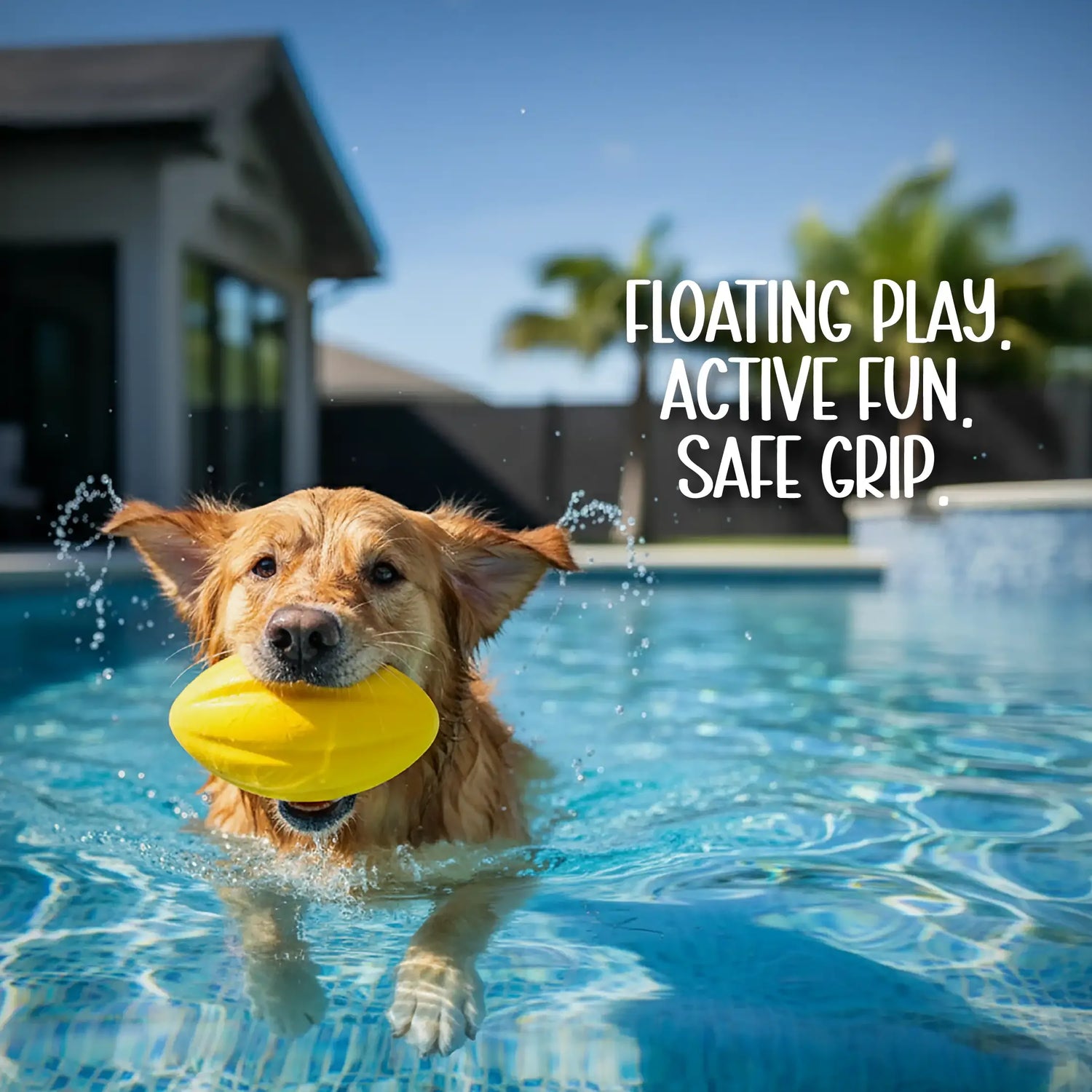FloatFetch Toy | Swim, Fetch & Play – Safe Floating Fun for Active Pets - Tilting Heads