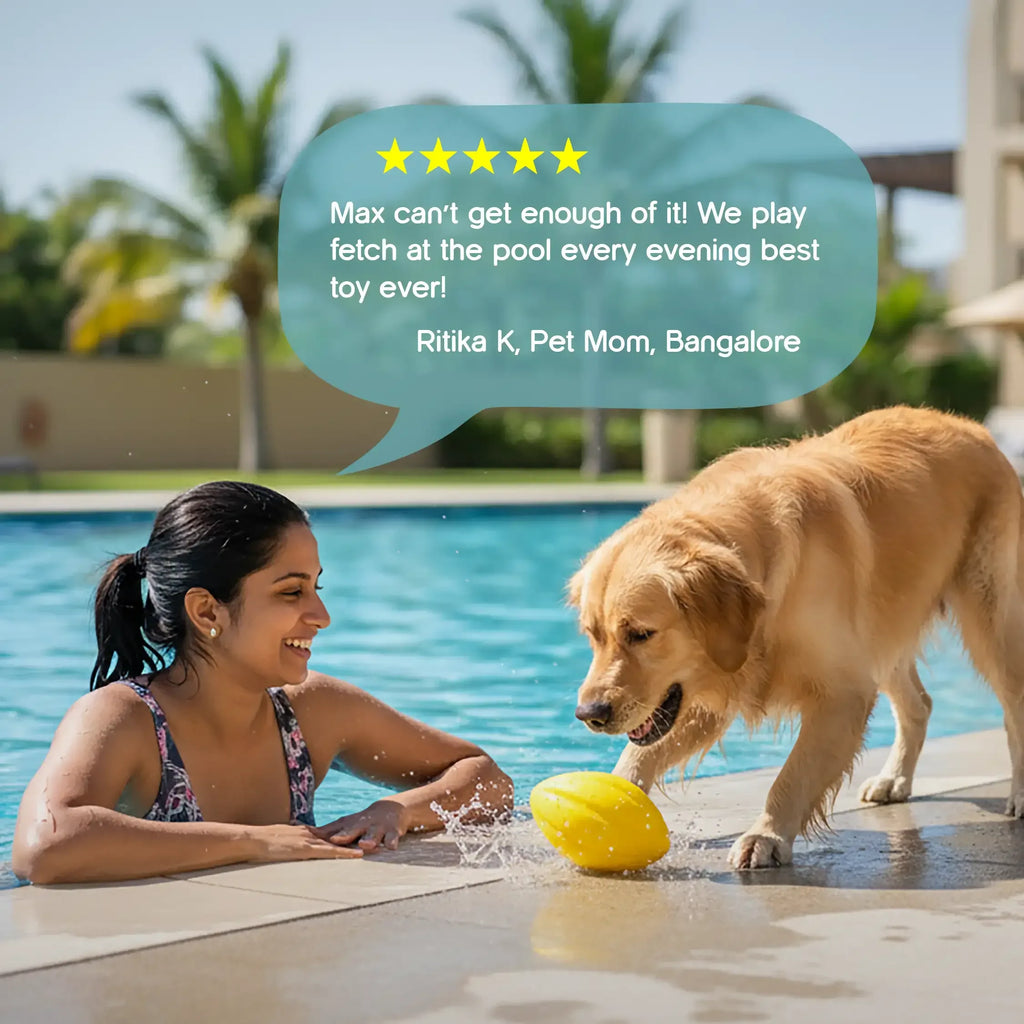 FloatFetch Toy | Swim, Fetch & Play – Safe Floating Fun for Active Pets - Tilting Heads