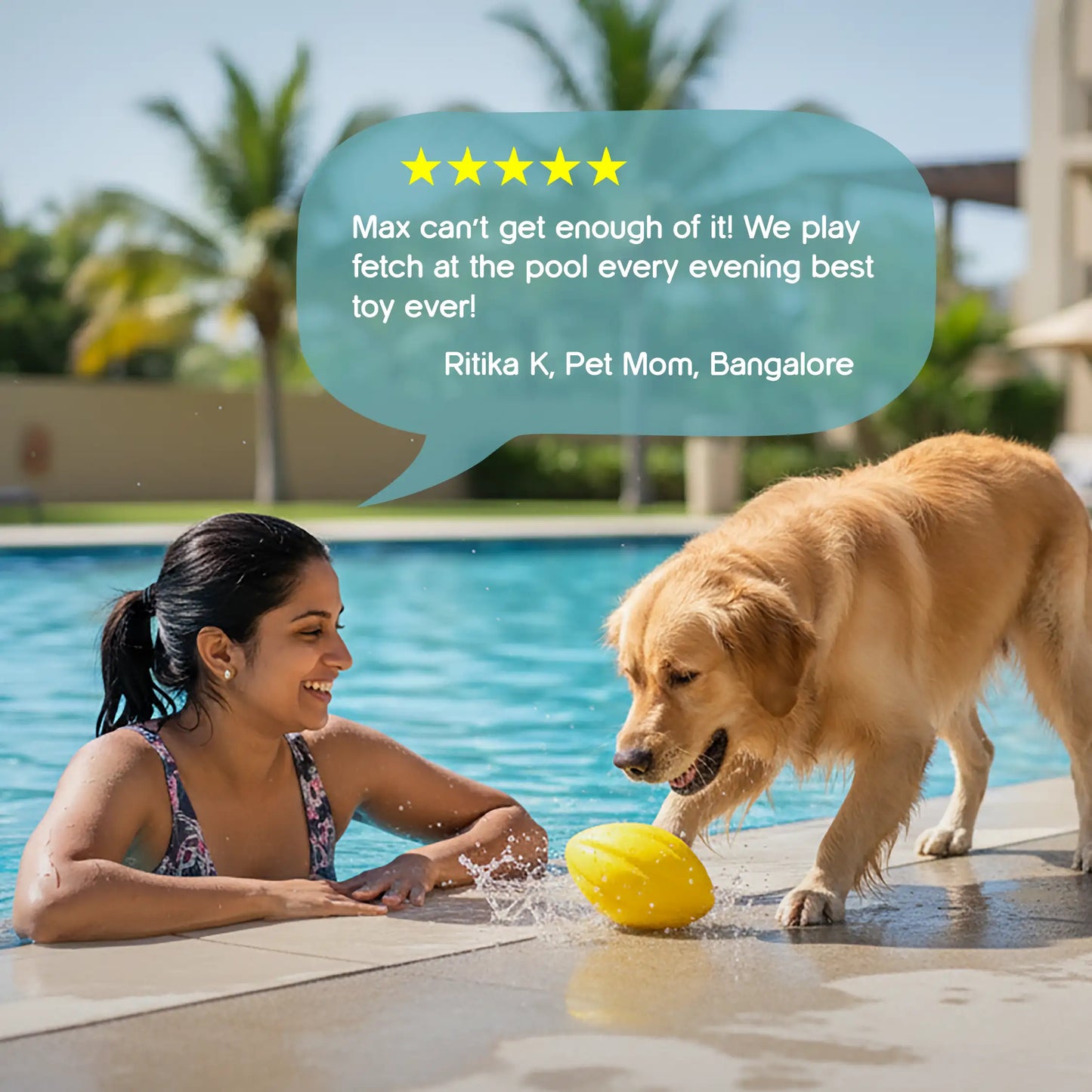 FloatFetch Toy | Swim, Fetch & Play – Safe Floating Fun for Active Pets