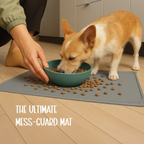 FloorGuard Mat | Mess-Free Meals | Secure & Easy to Clean - Tilting Heads