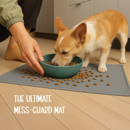 FloorGuard Mat | Mess-Free Meals | Secure & Easy to Clean