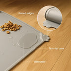 FloorGuard Mat | Mess-Free Meals | Secure & Easy to Clean - Tilting Heads