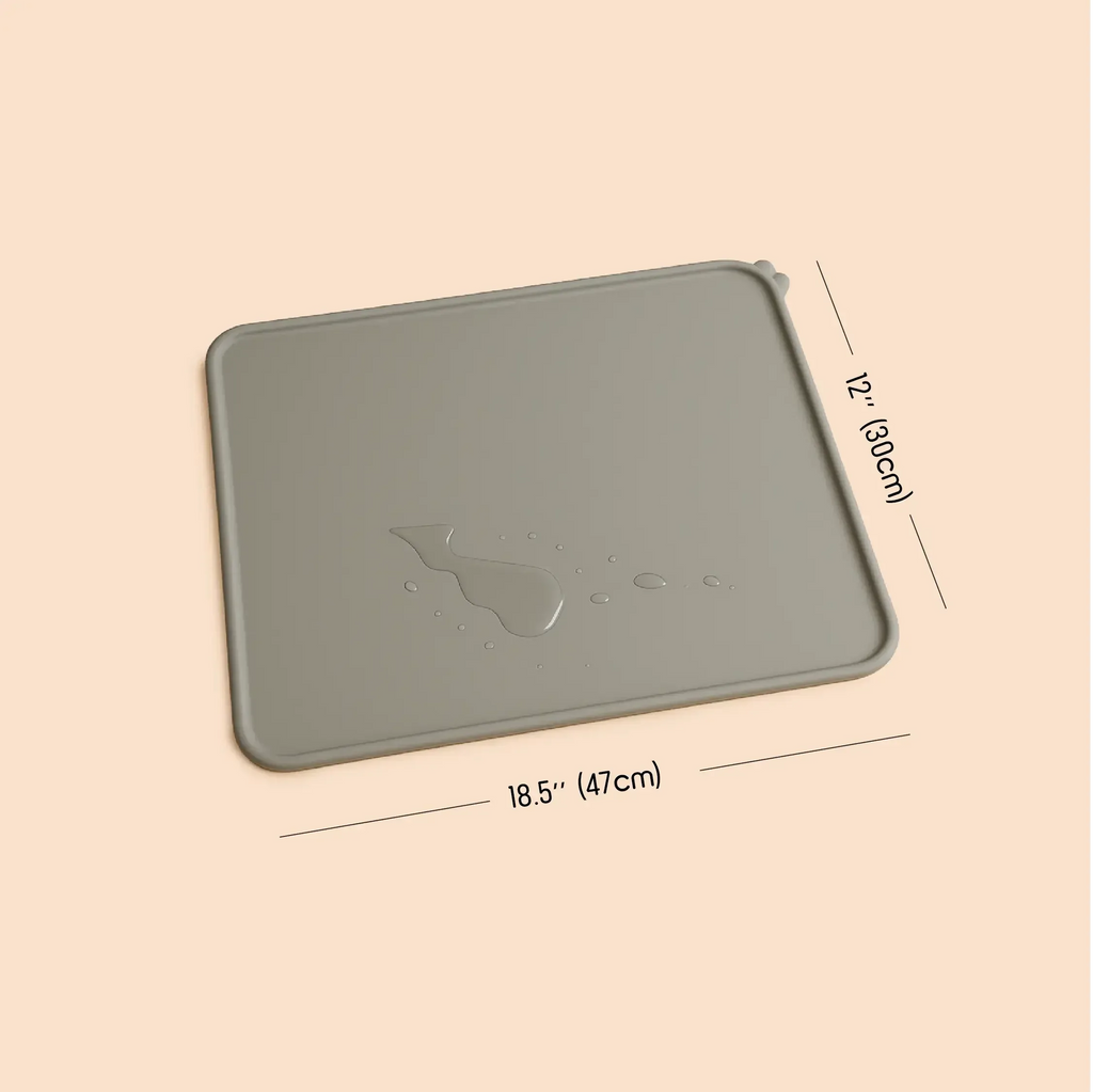FloorGuard Mat | Mess-Free Meals | Secure & Easy to Clean - Tilting Heads